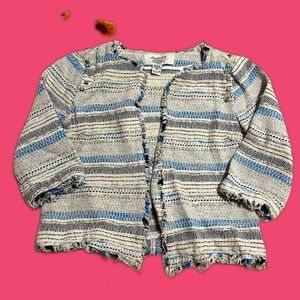 Grey Tweed Blazer Jacket American Rag